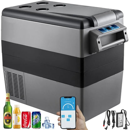 VEVOR Mini Réfrigérateur Frigo Portable pour Voiture Frigo Voiture 55L